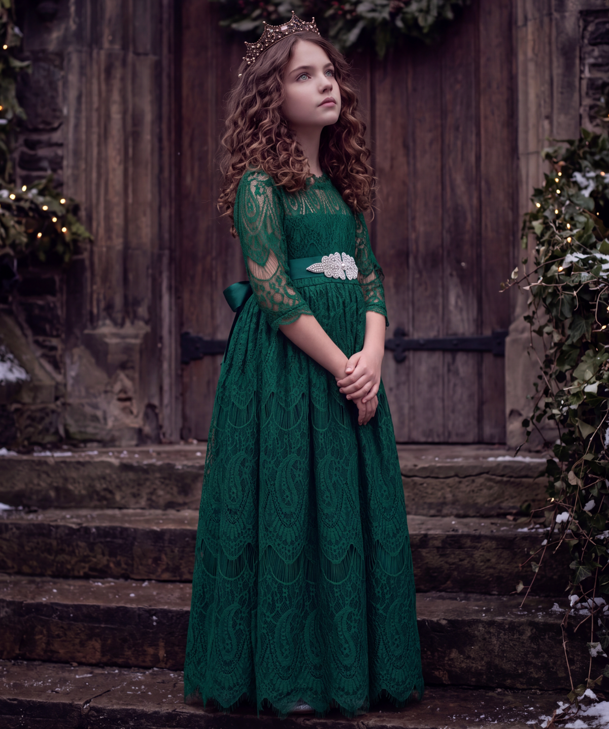 BELLA RAFAELA GOWN EMERALD