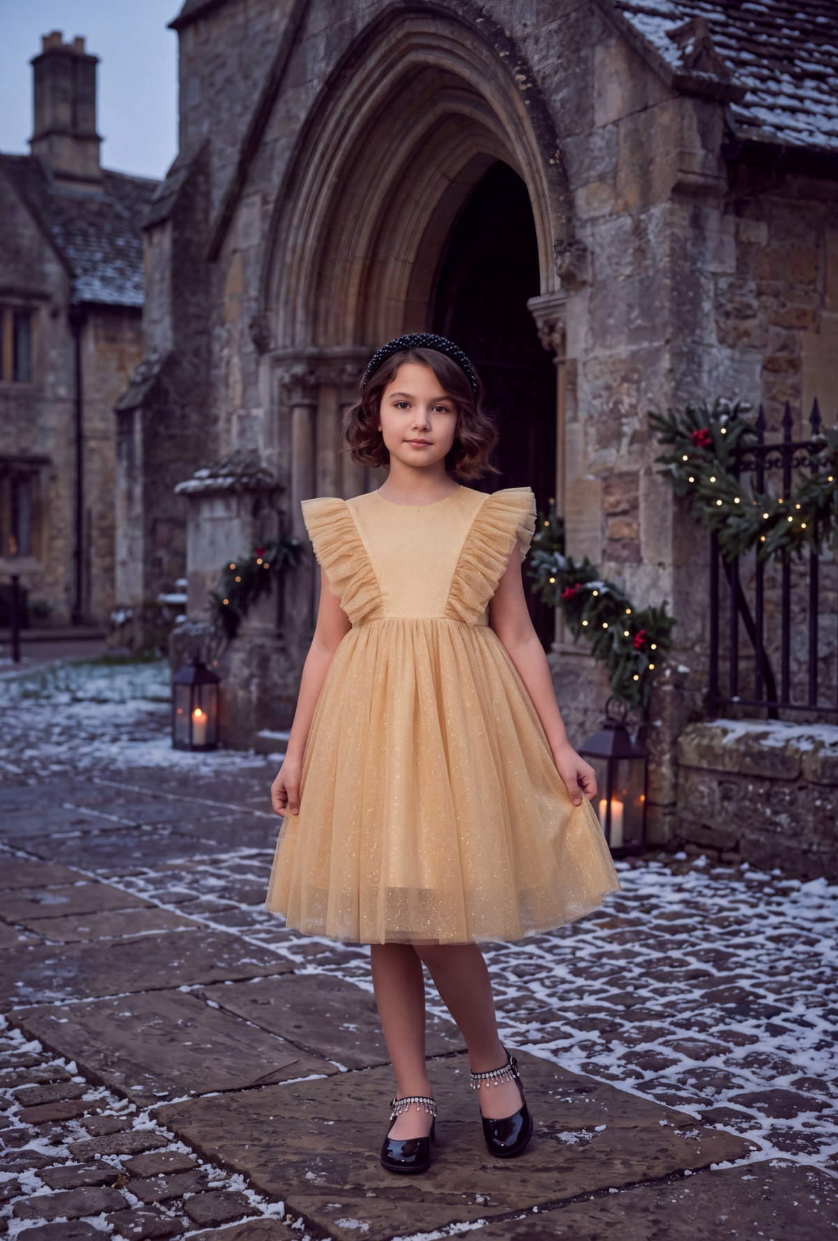 MILLY DRESS CHAMPAGNE
