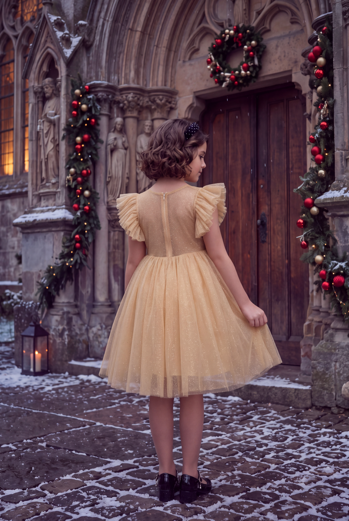 MILLY DRESS CHAMPAGNE