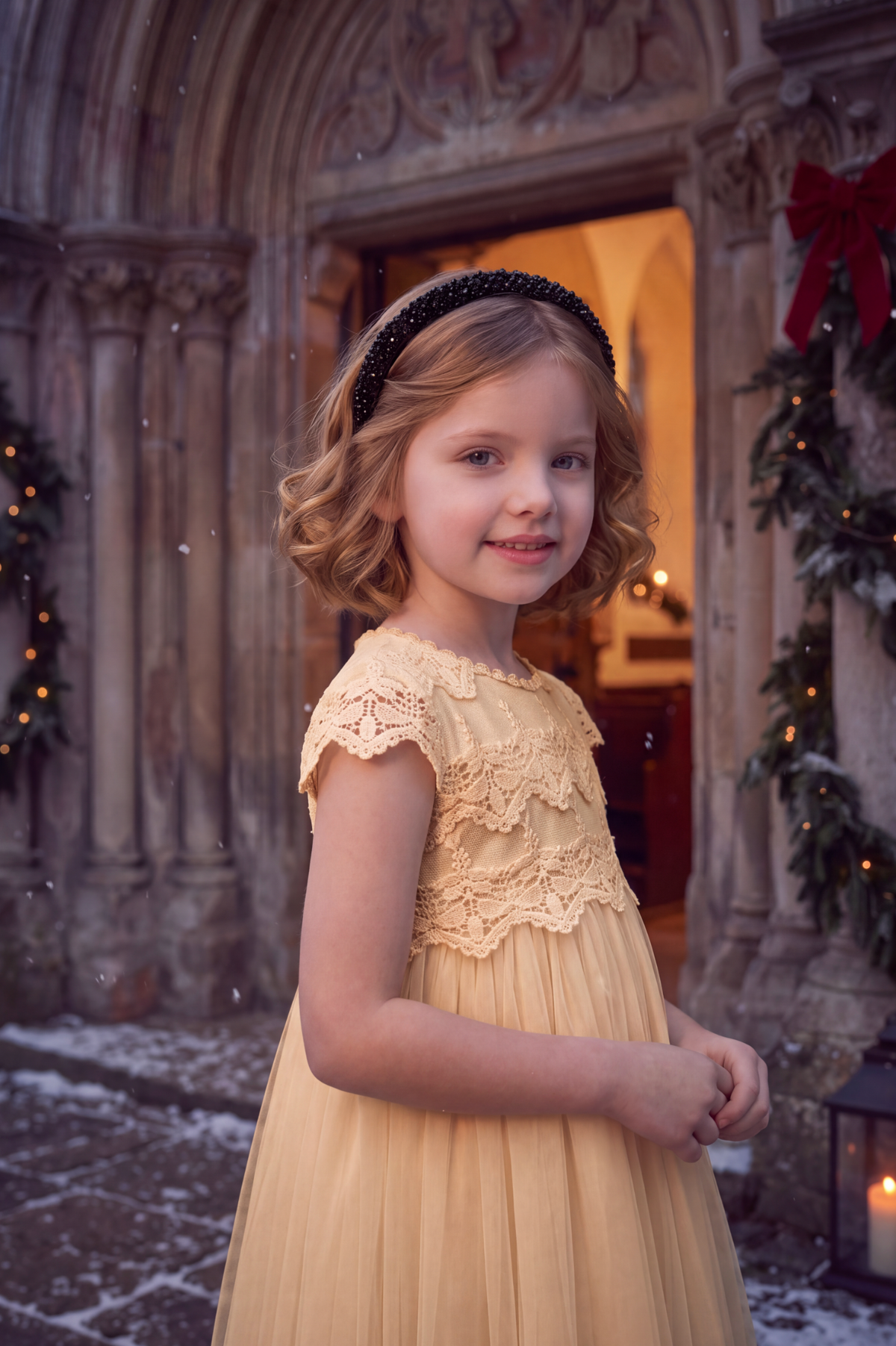 KATRINA DRESS BUTTERSCOTCH