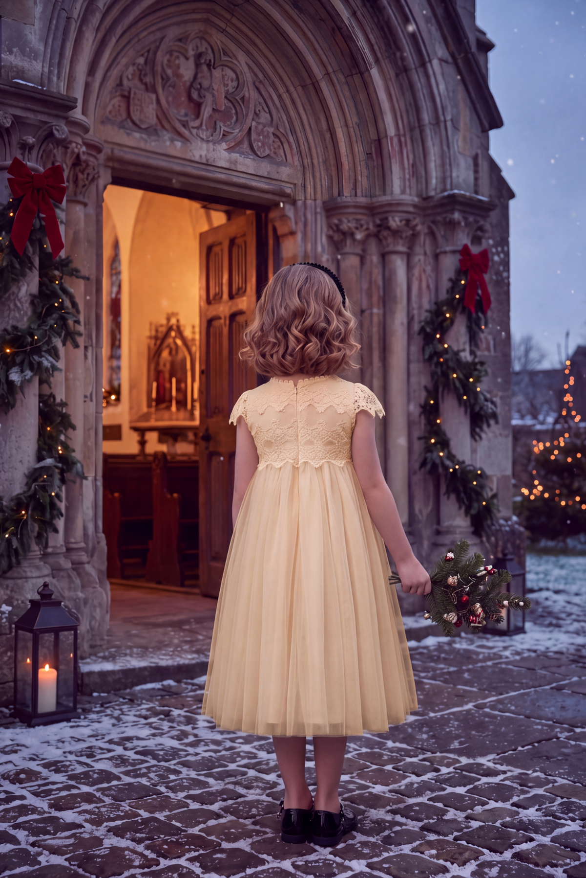 KATRINA DRESS BUTTERSCOTCH