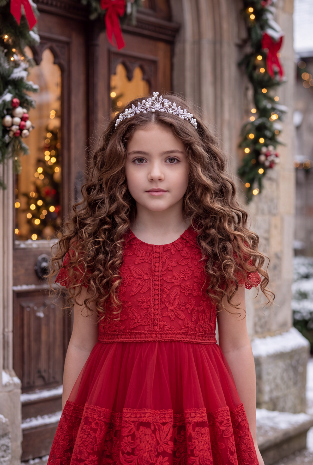 CATERINA DRESS CRIMSON