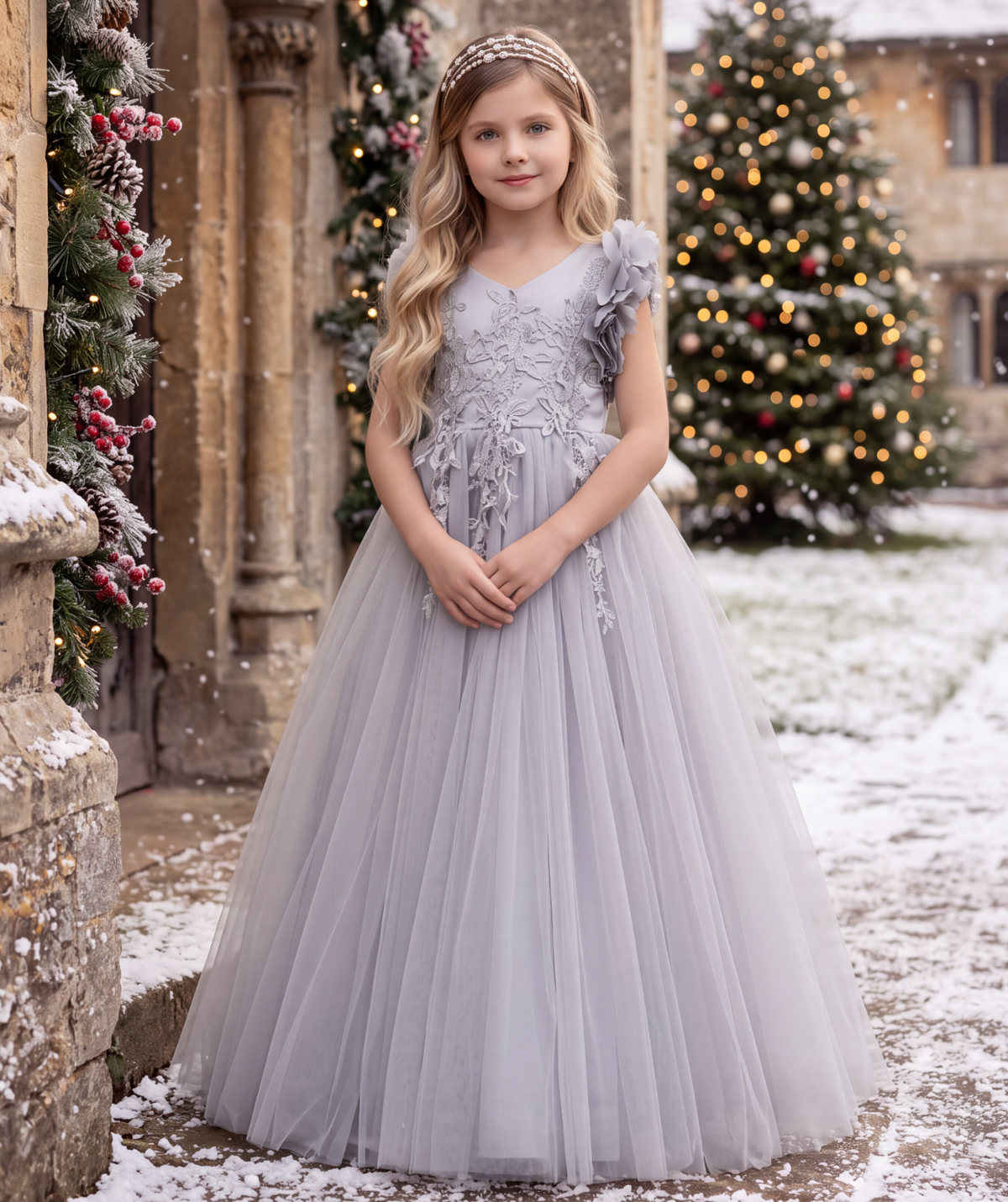 BIANCA GOWN SILVER