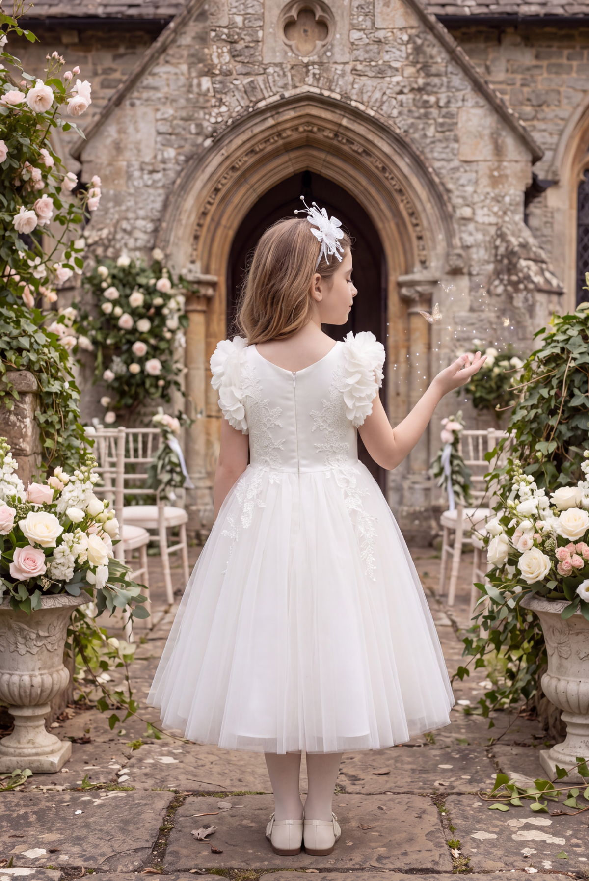 BIANCA DRESS IVORY