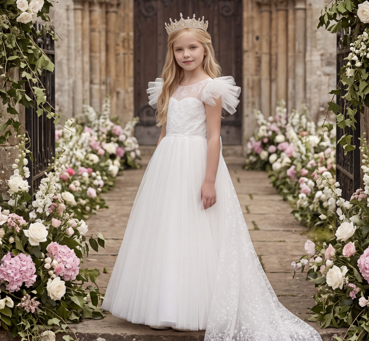 PAXTON GOWN WHITE