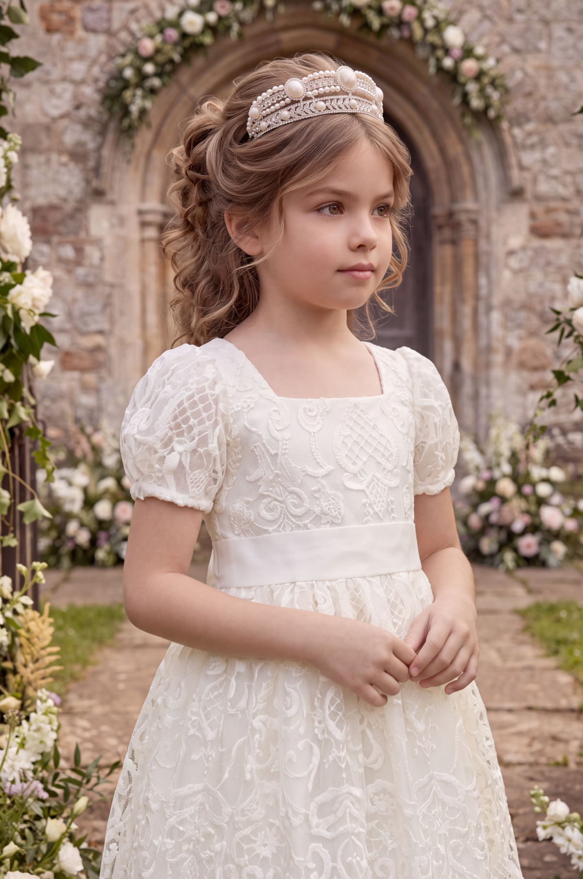 ARIELLE DRESS WHITE