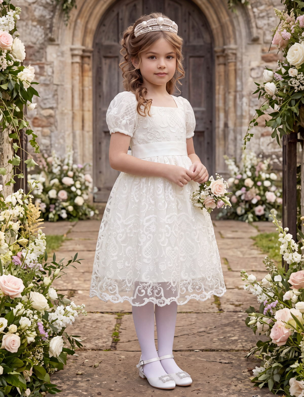 ARIELLE DRESS WHITE