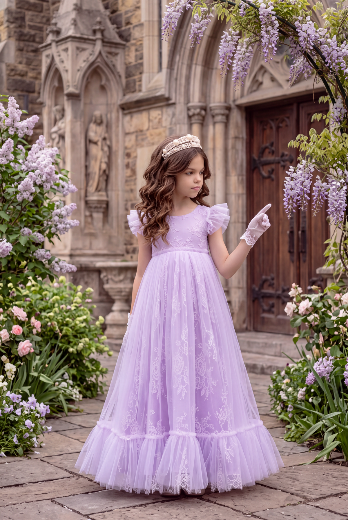 CLARA GOWN LAVENDER