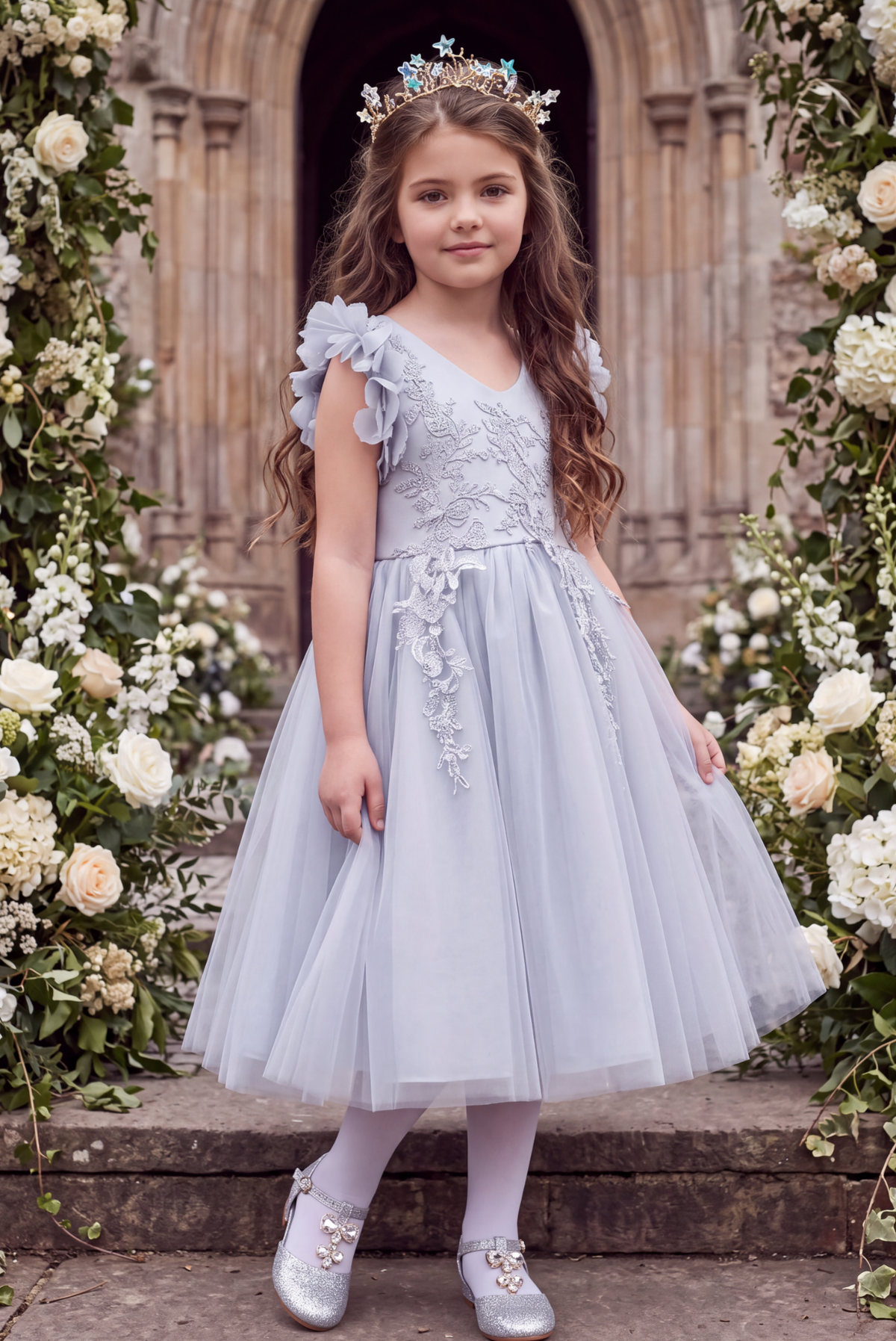 BIANCA DRESS SILVER