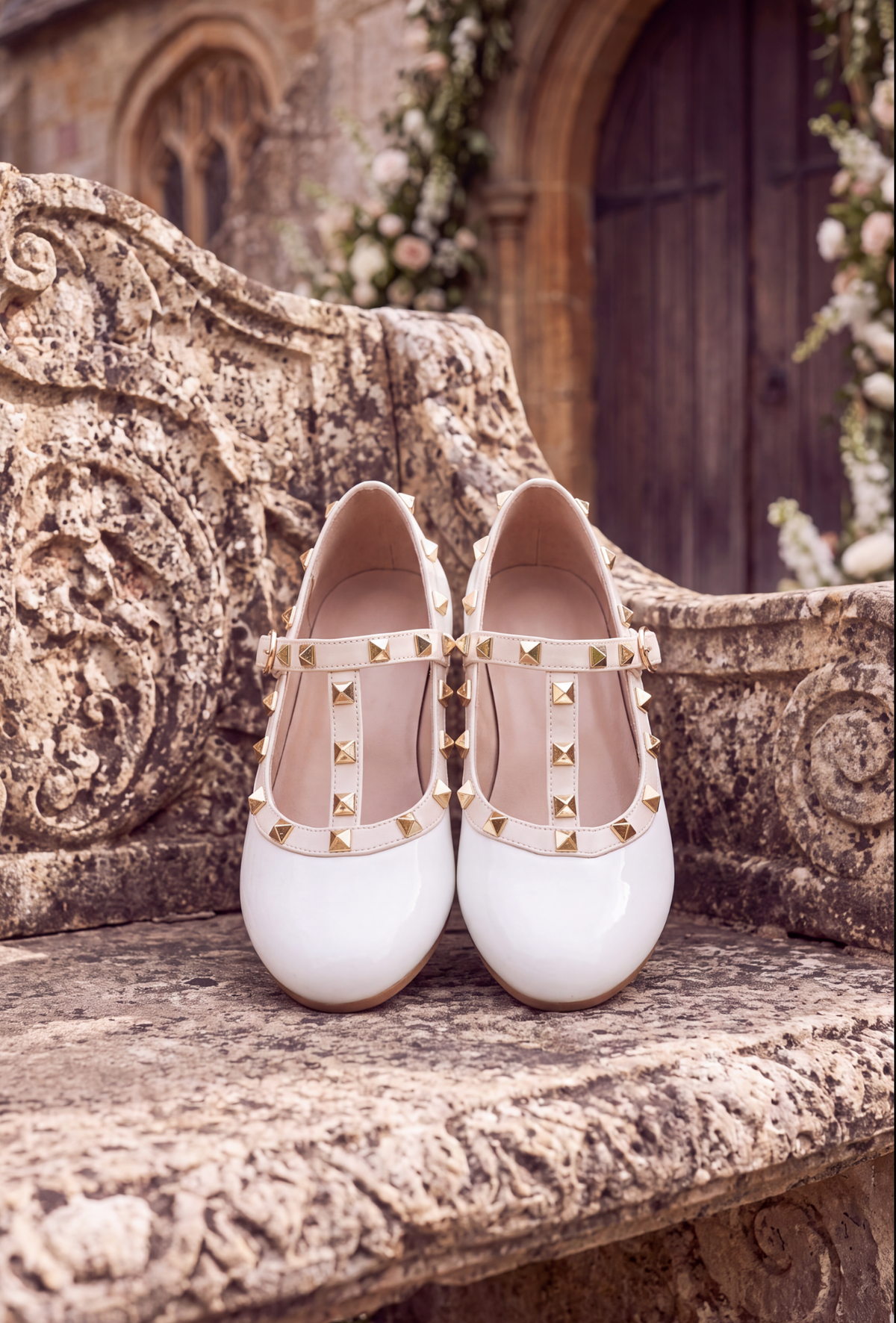 VICTORIA SHOE WHITE PATENT