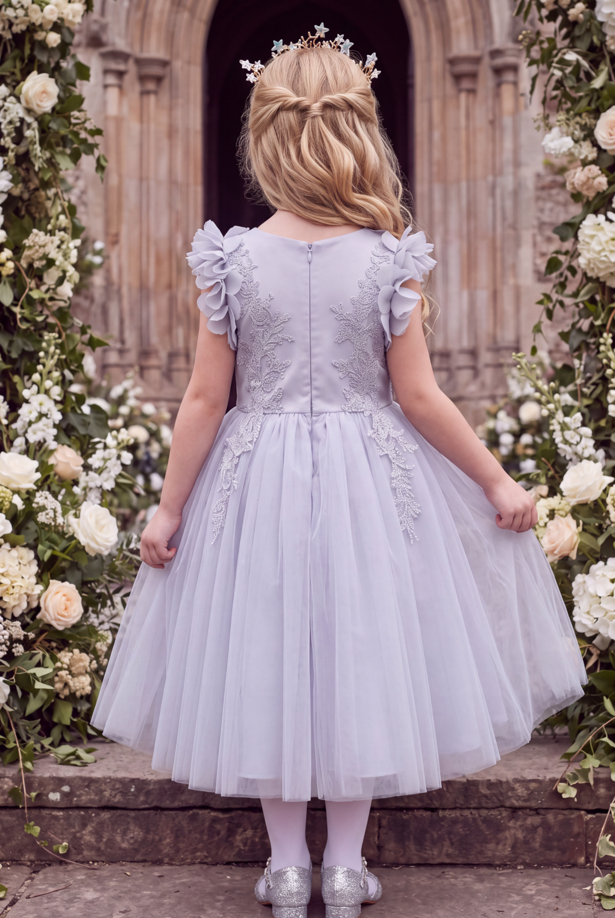 BIANCA DRESS SILVER