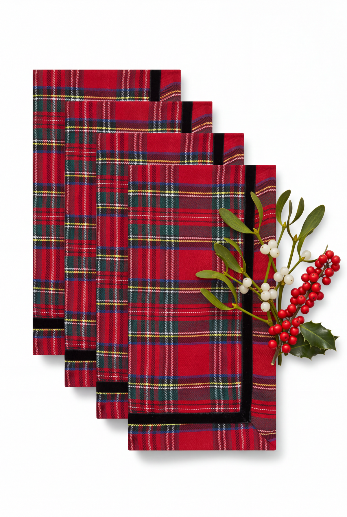 ROYAL STEWART TARTAN NAPKIN SET OF 4