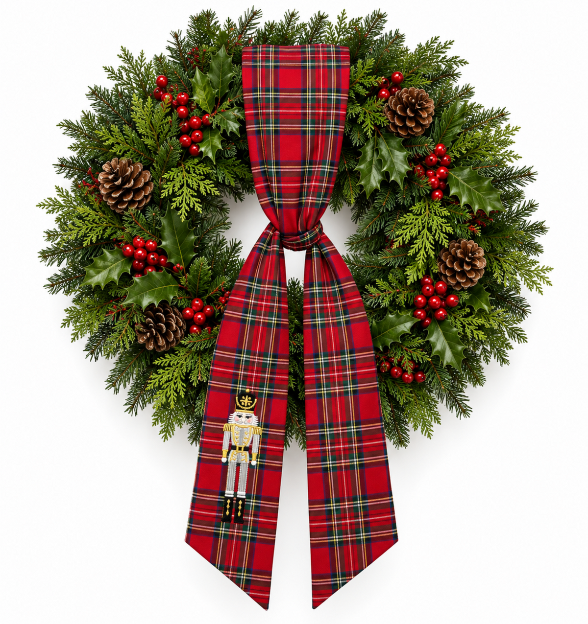NUTRACKER WREATH TIE