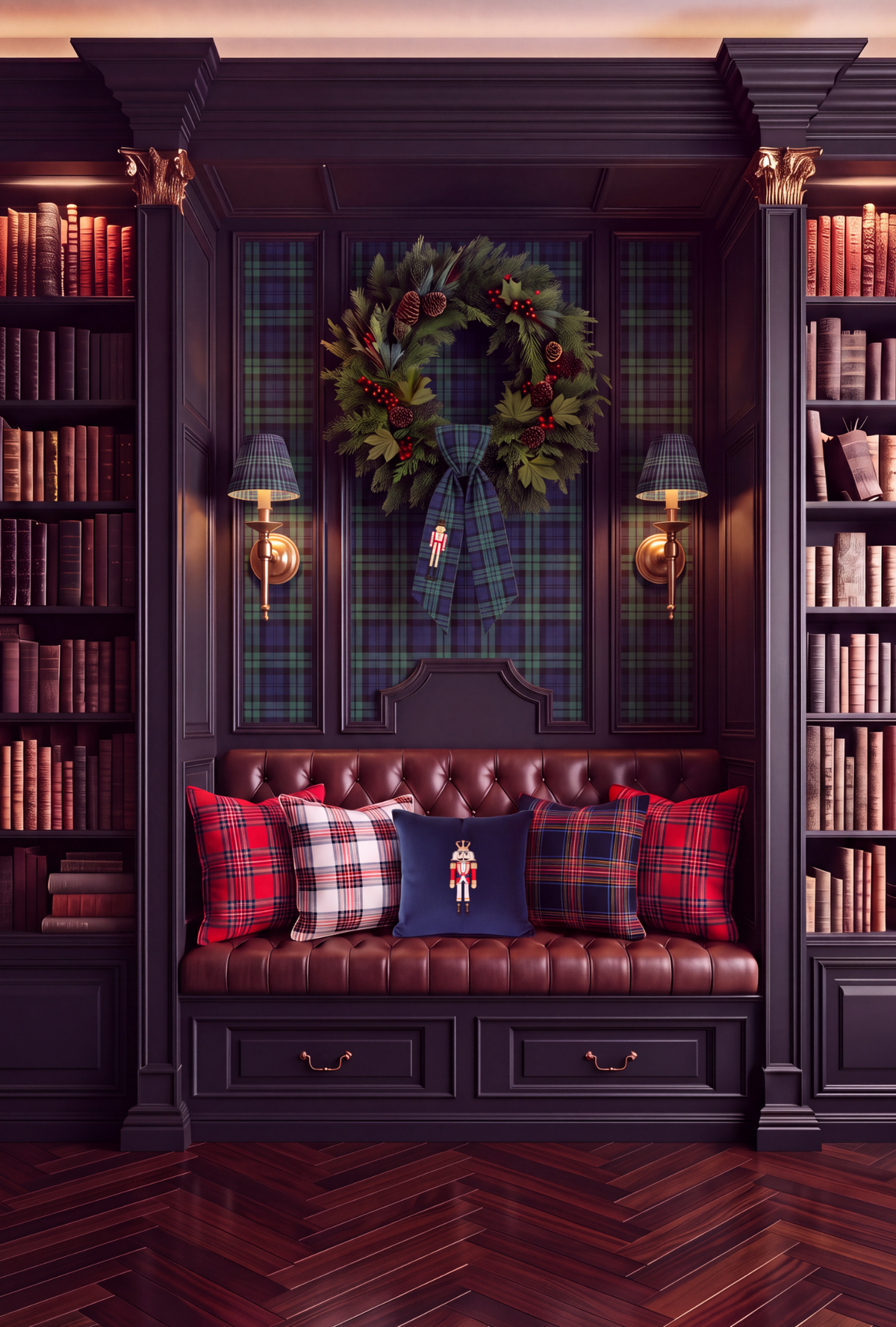 NUTCRACKER WREATH TIE