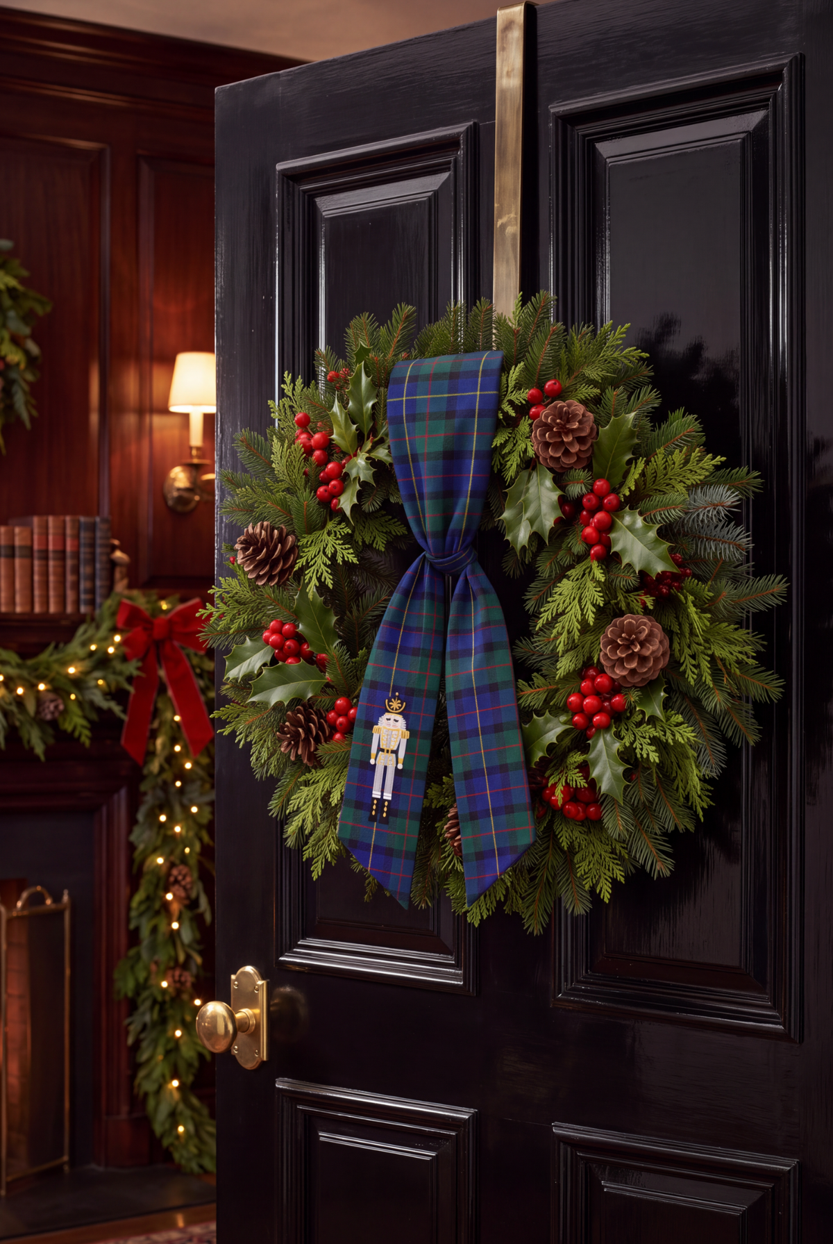 NUTCRACKER WREATH TIE
