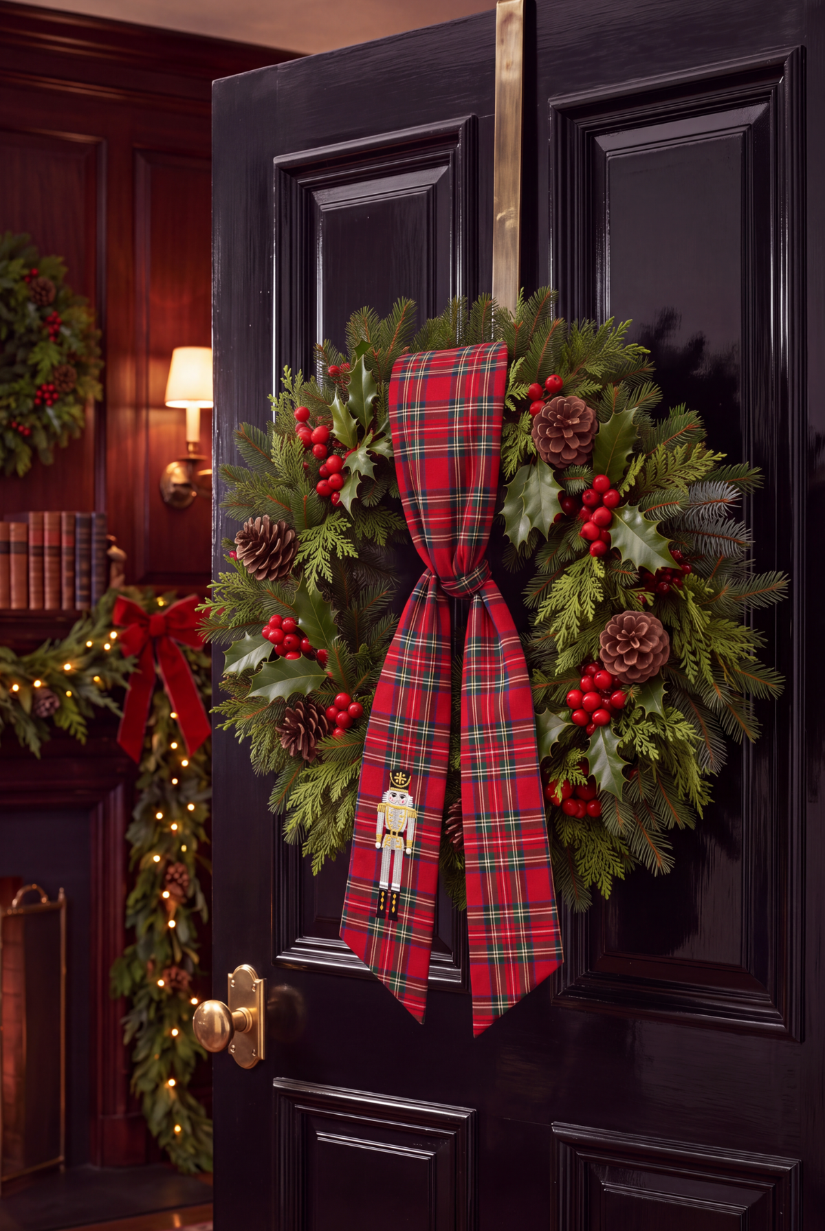 NUTRACKER WREATH TIE