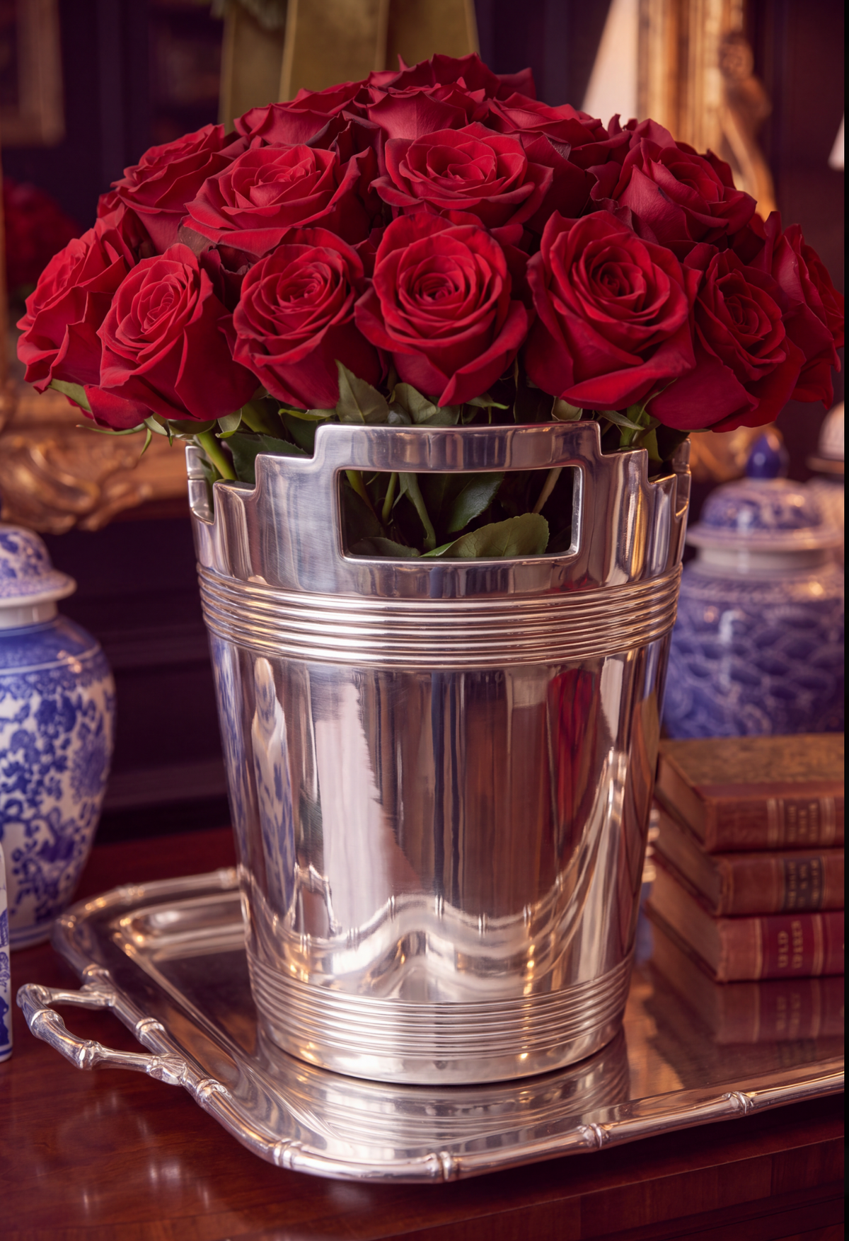 SILVER PLATED UPPINGHAM CHAMPAGNE BUCKET