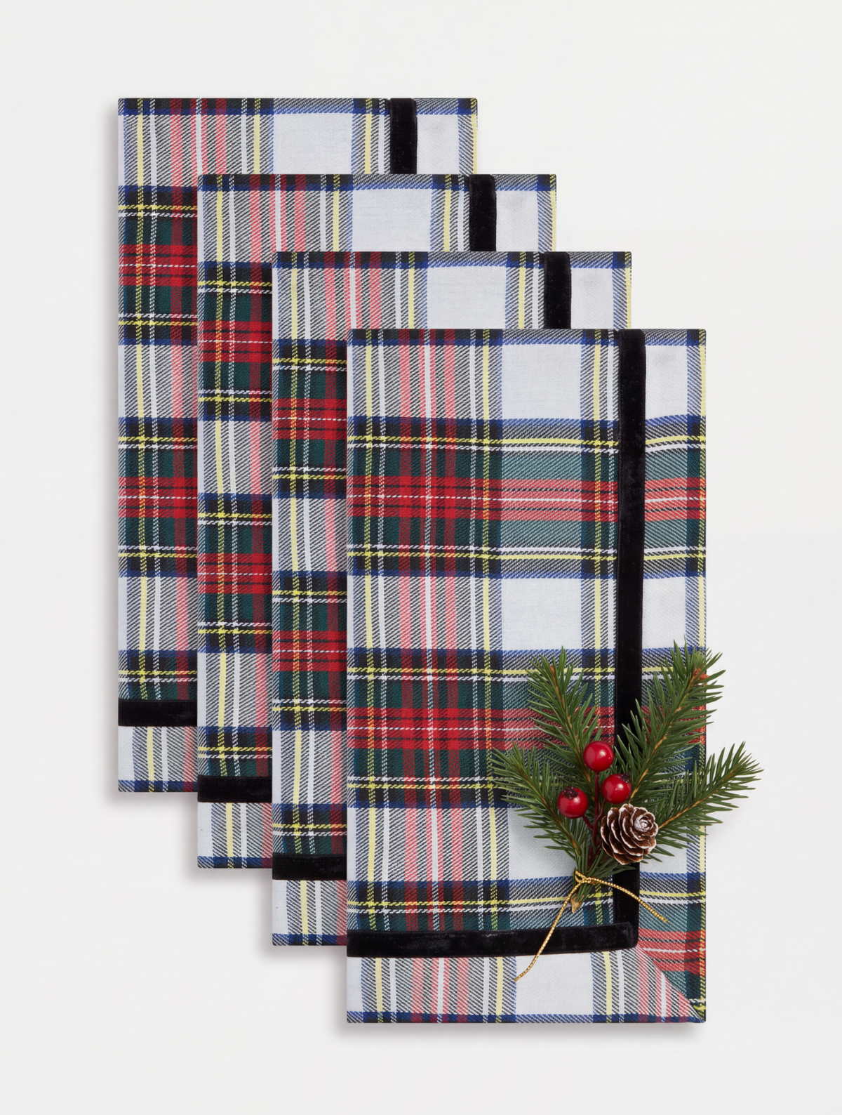 TARTAN NAPKIN SET OF 4