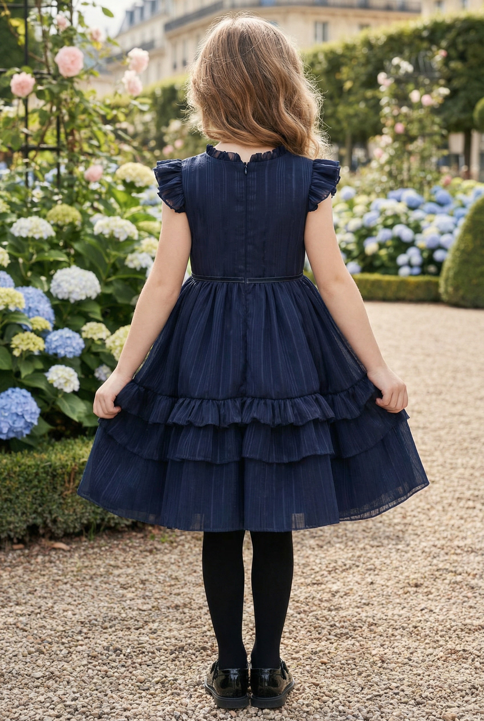 ELODIE DRESS NAVY