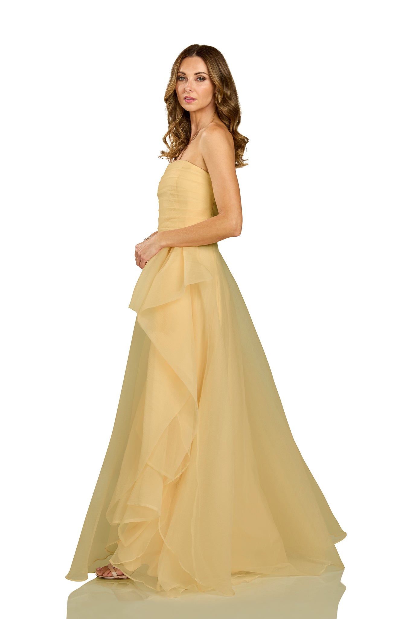 SYD GOWN GOLD ORGANZA
