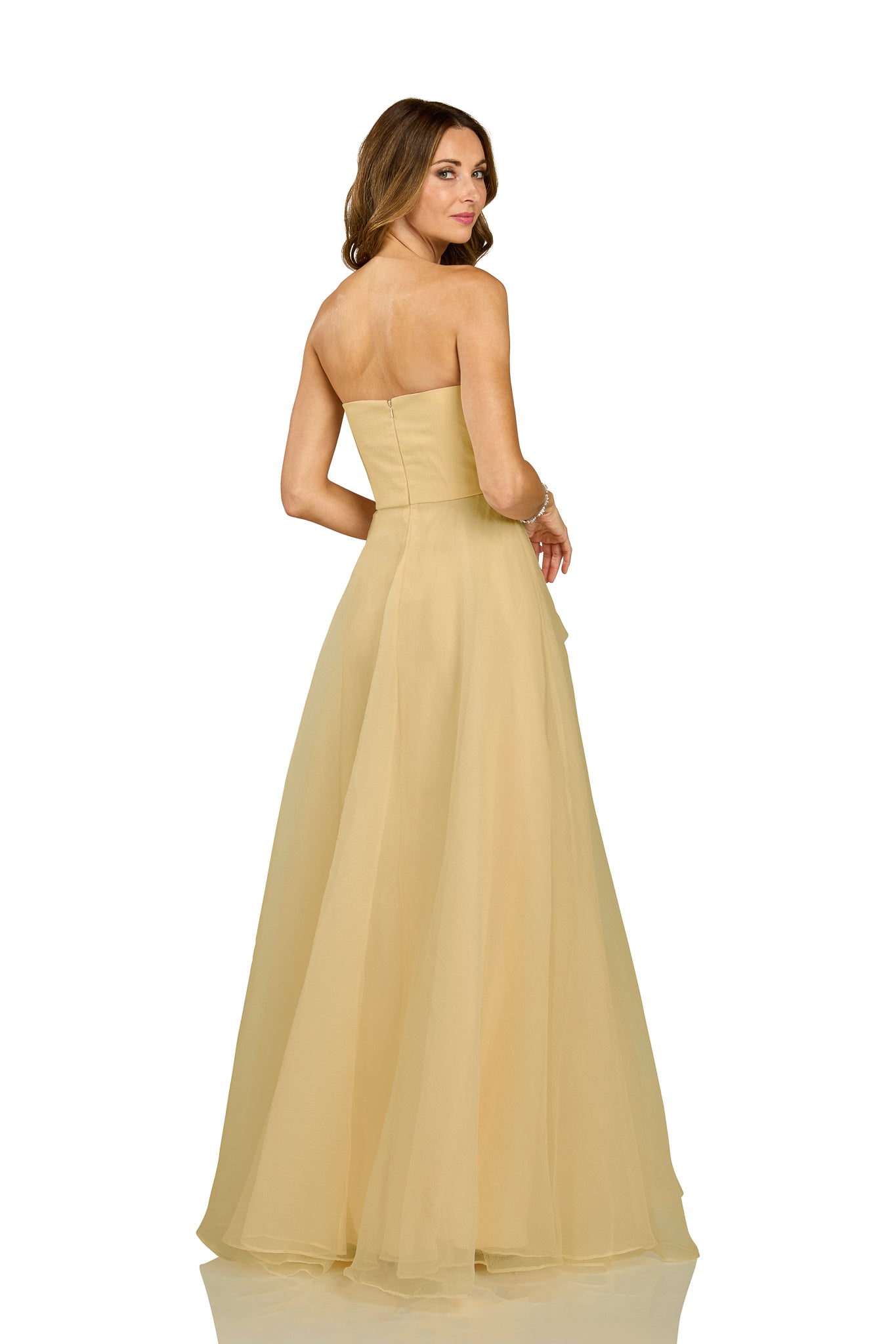 SYD GOWN GOLD ORGANZA