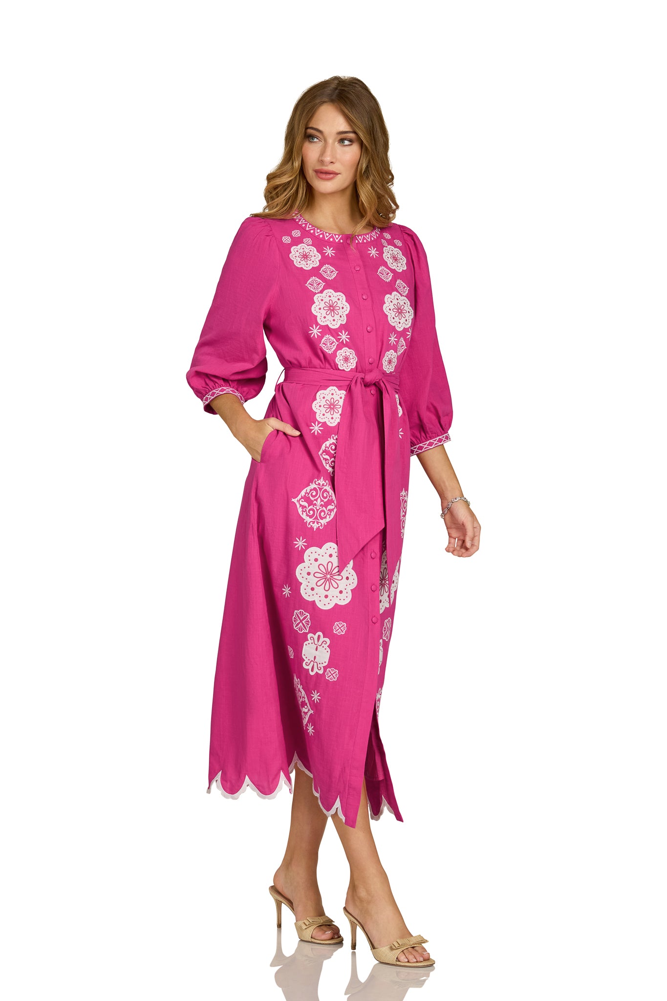 ROYCE MIDI FUCHSIA
