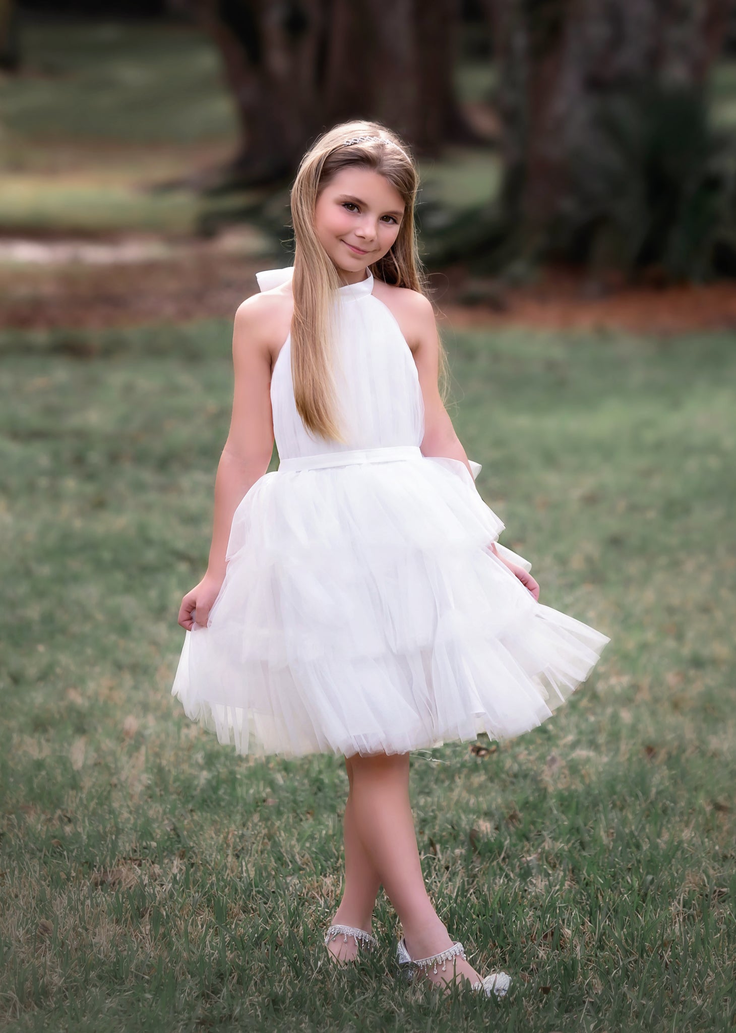 AMEERAH DRESS WHITE