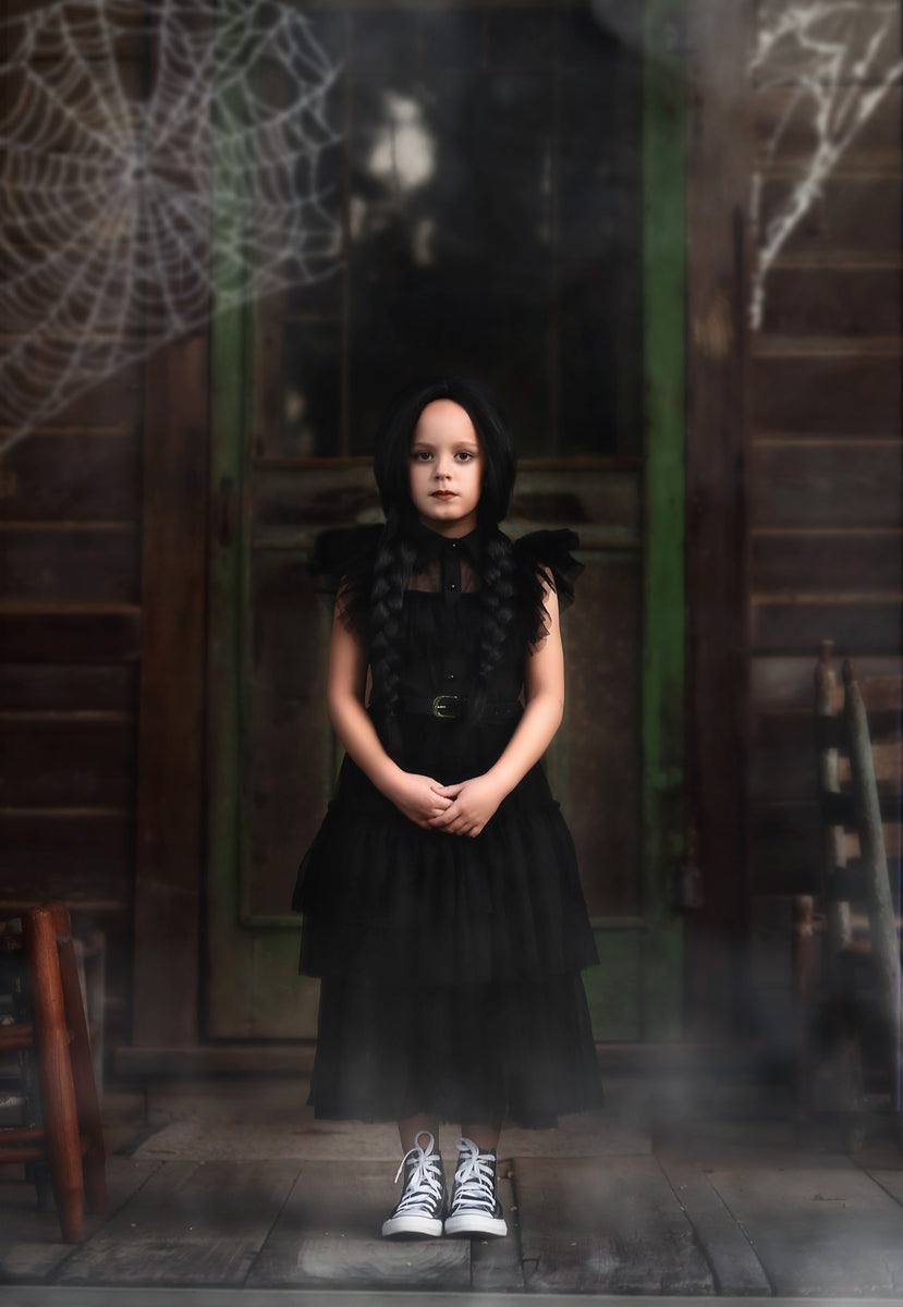 Gothic Girl Child Wednesday Addams Costume – Costume Zoo