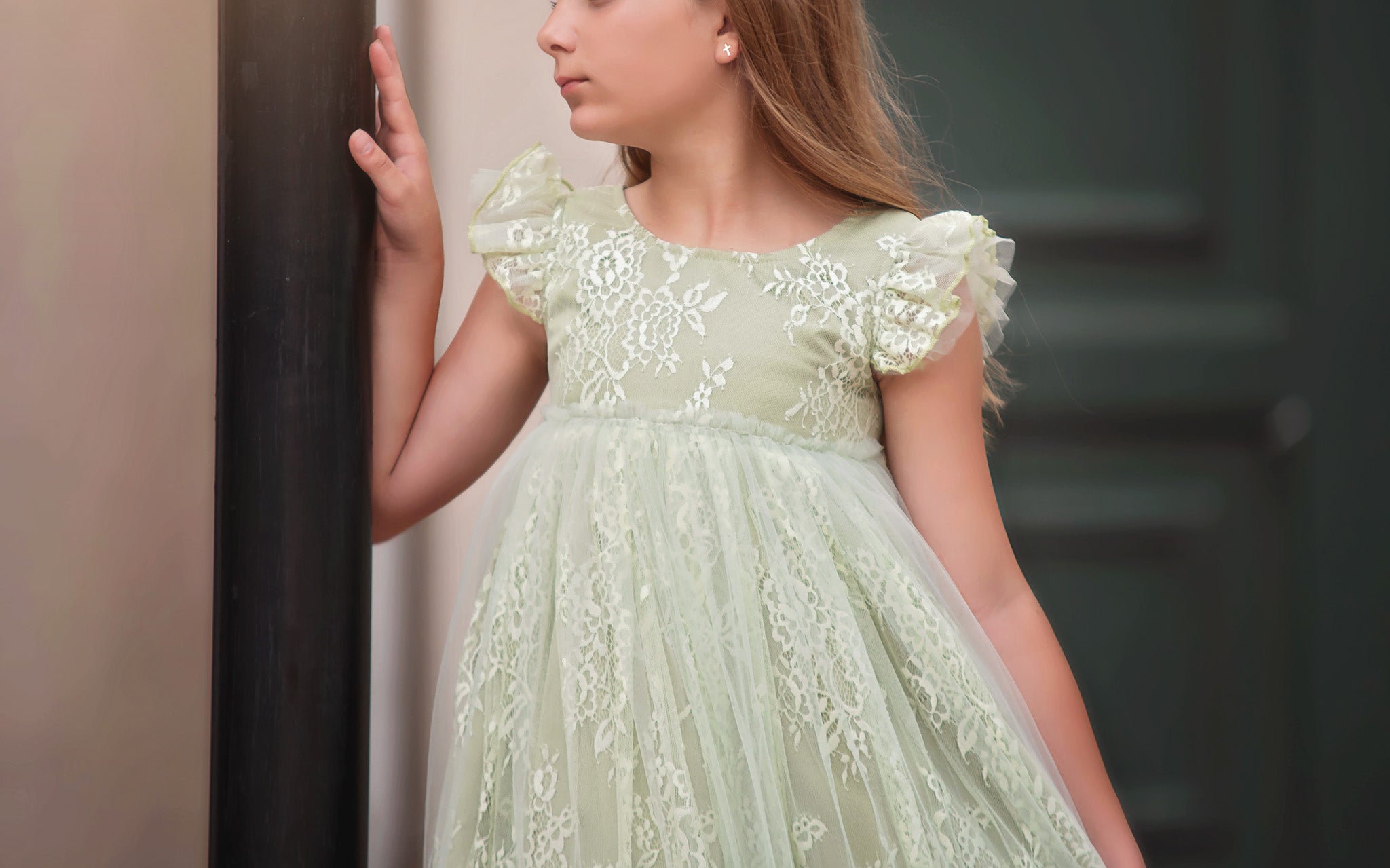 CLARA GOWN SAGE