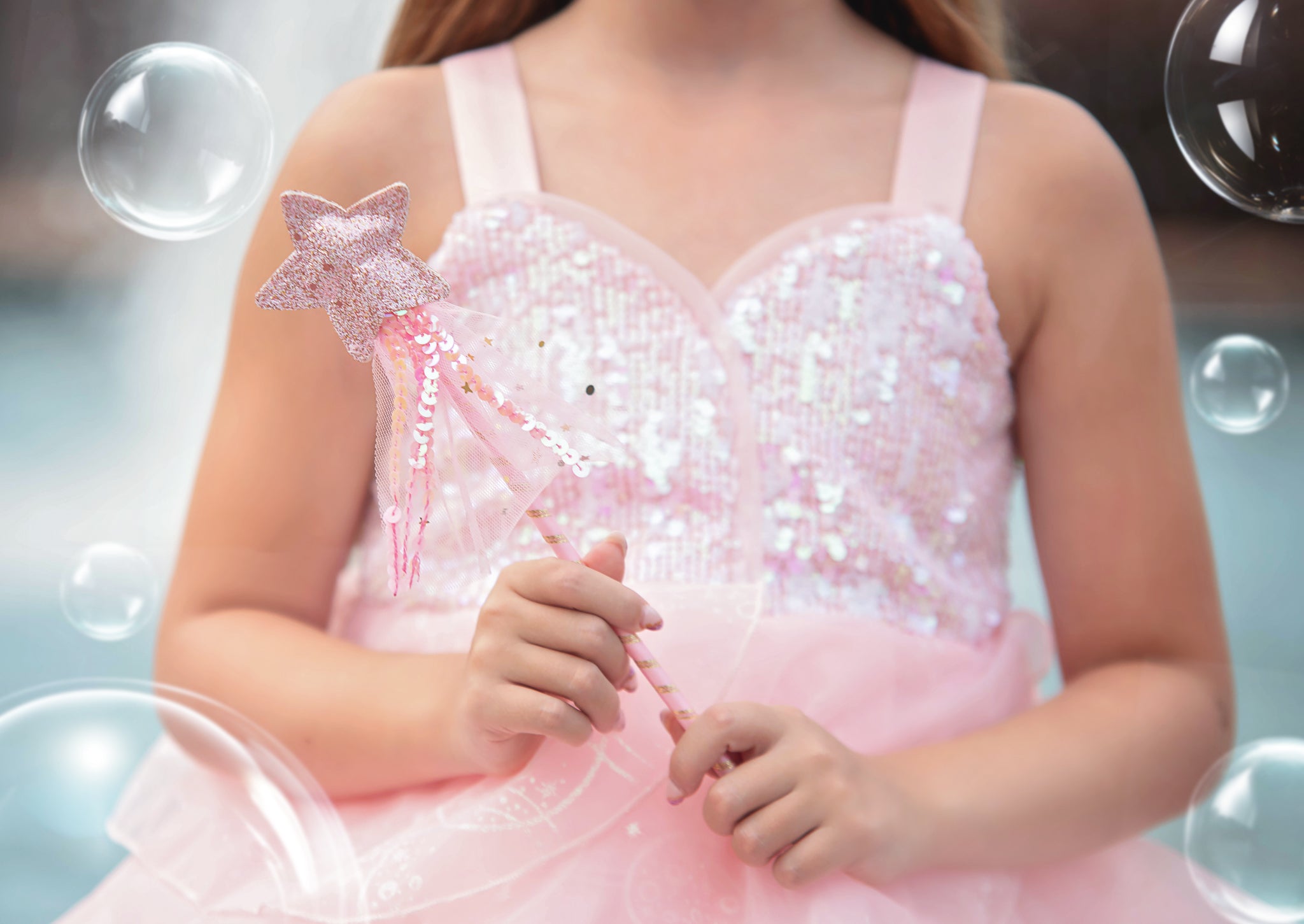 PRINCESS STARBELLE DRESS & WAND SET