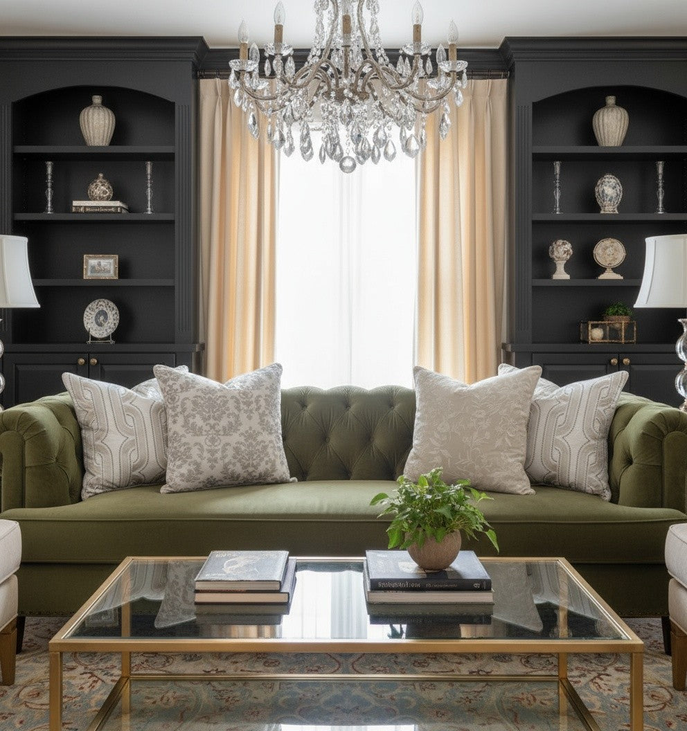 VERSAILLES PILLOW IVORY FLORAL EMBROIDERY