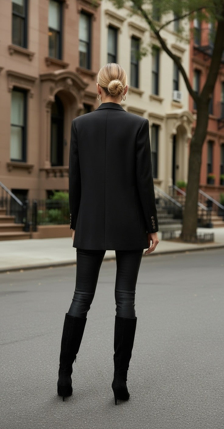 THE BEST BLAZER BLACK