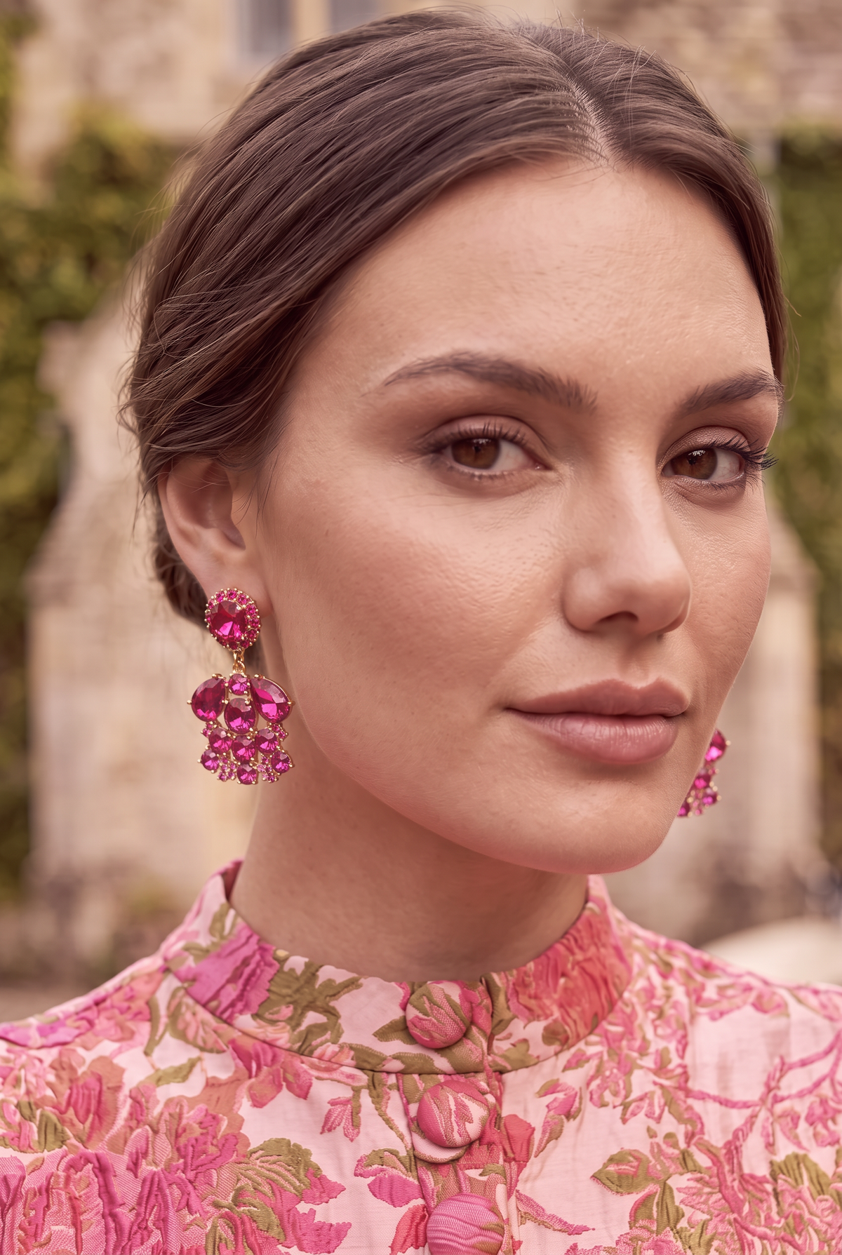 MARSEILLE EARRINGS FUCHSIA