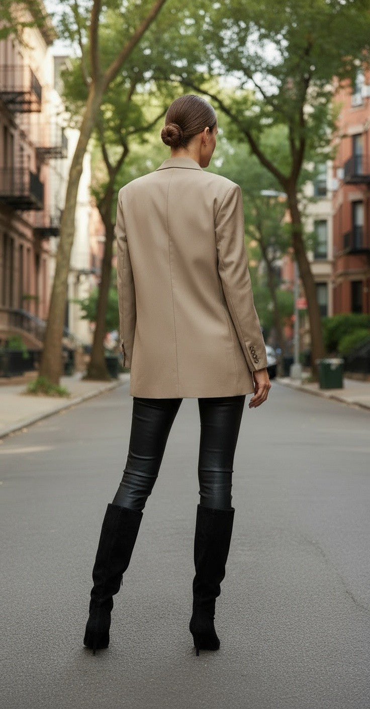 THE BEST BLAZER CAMEL