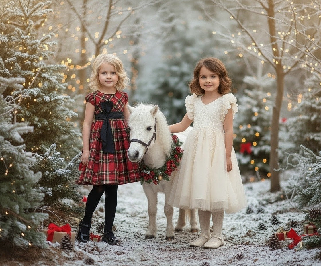 ISLA STEWART TARTAN DRESS