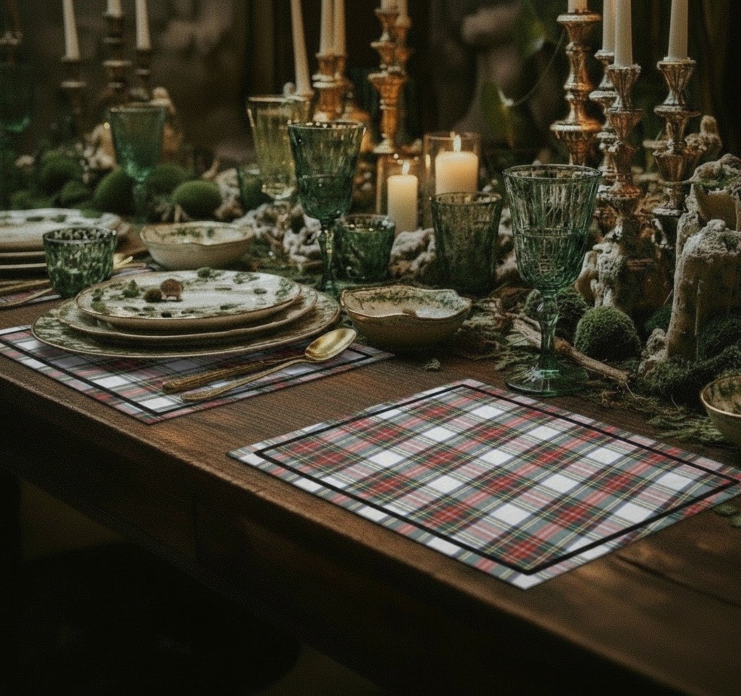 STEWART TARTAN PLACEMAT SET OF 4