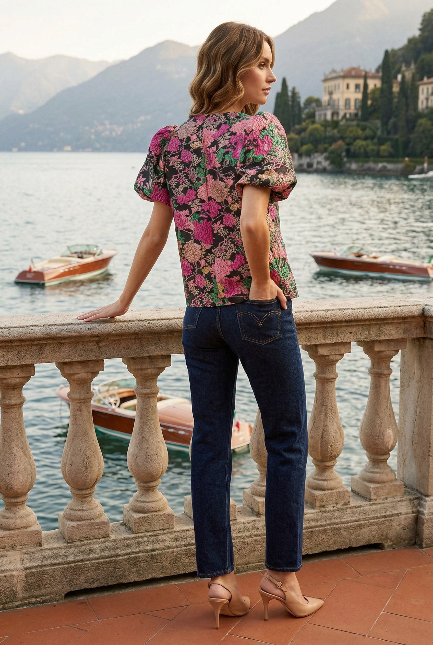 MARGARET BLOUSE MIDNIGHT FLORAL