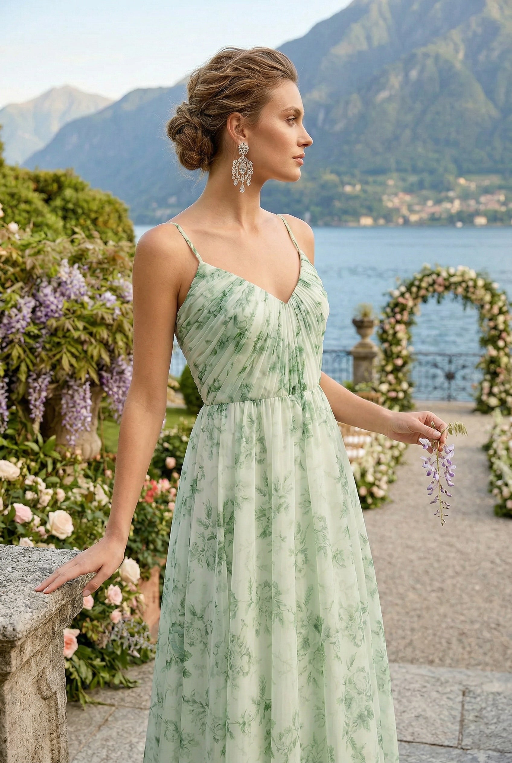 KENLEY GOWN GREEN