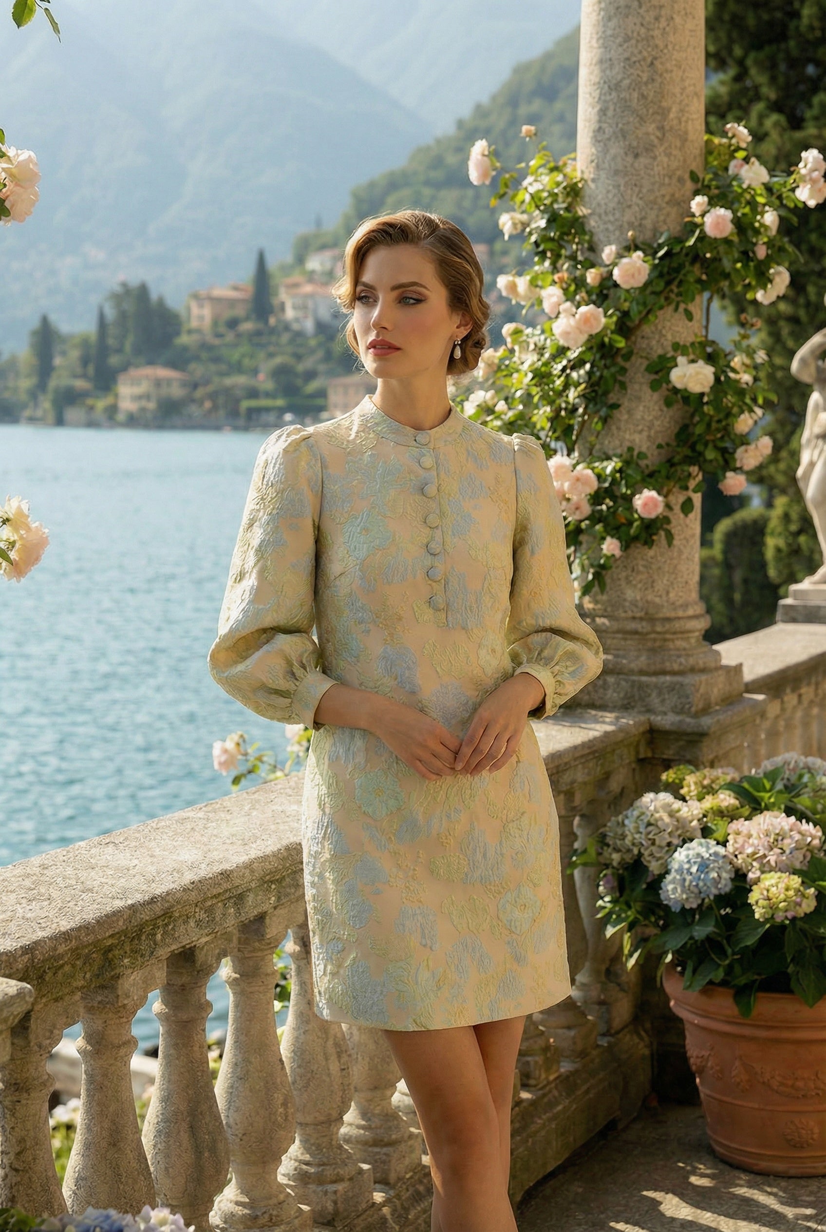 OLIVIE DRESS GOLDEN MEADOW