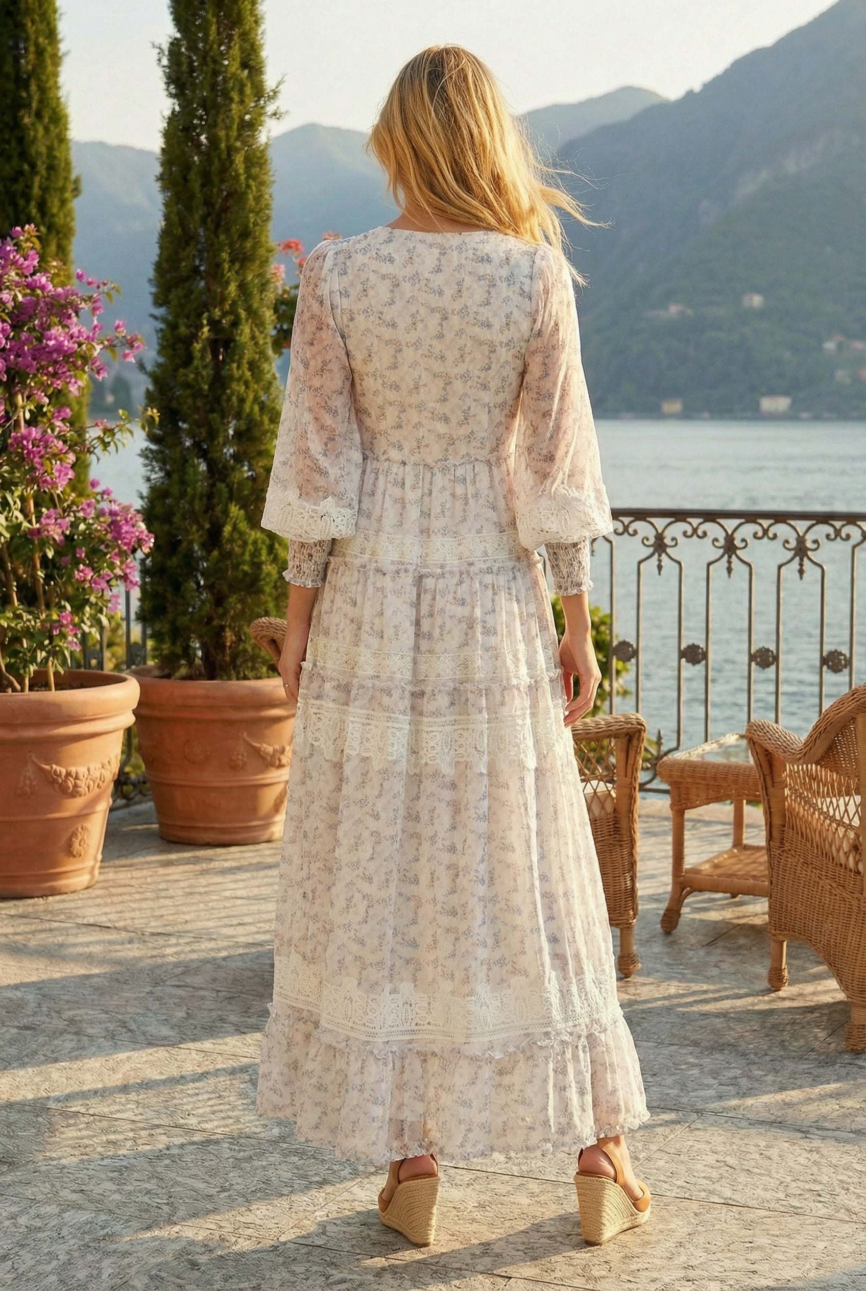 SOFIA MAXI DRESS LAVENDER FLORAL