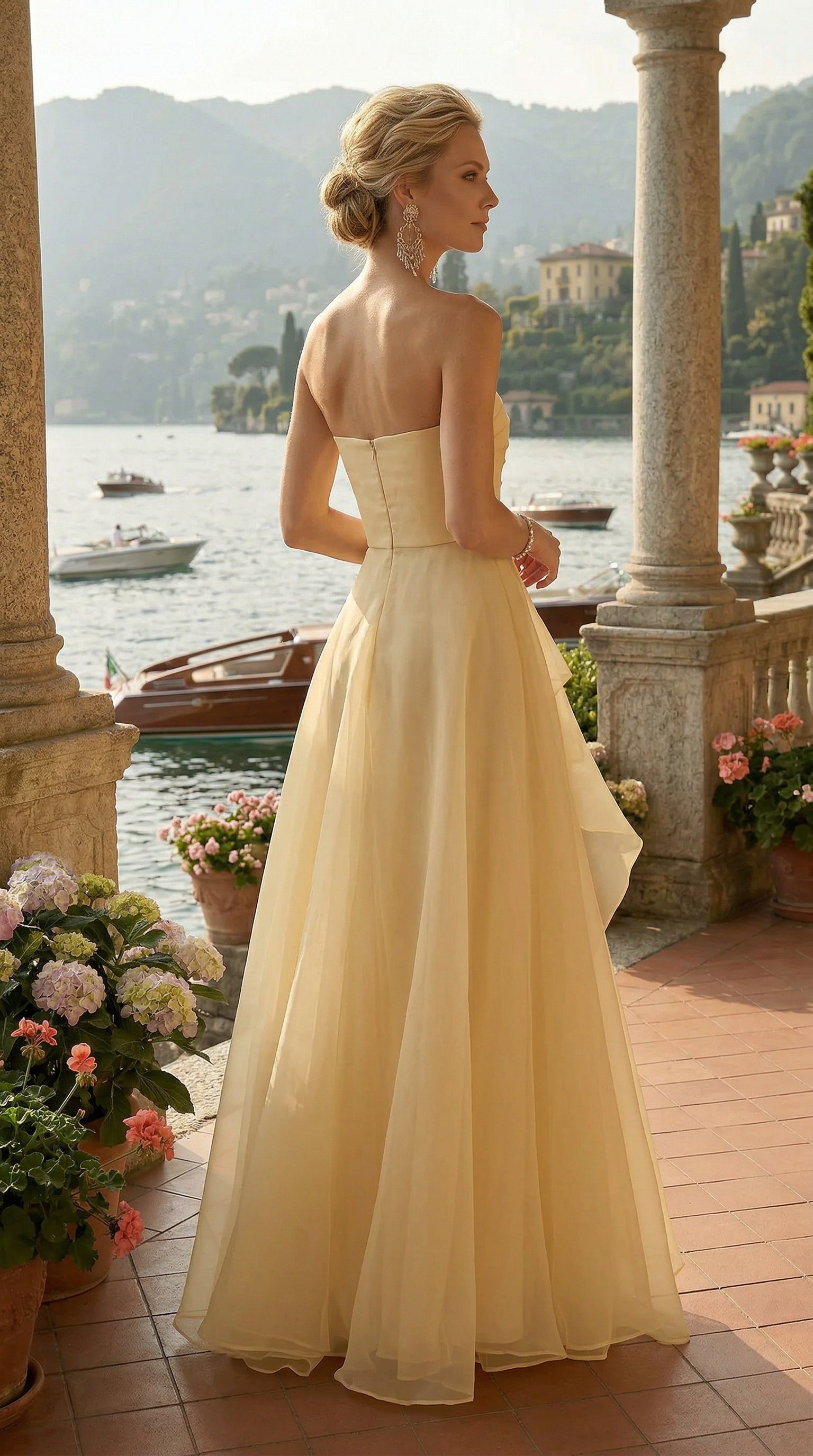 SYD GOWN GOLD ORGANZA