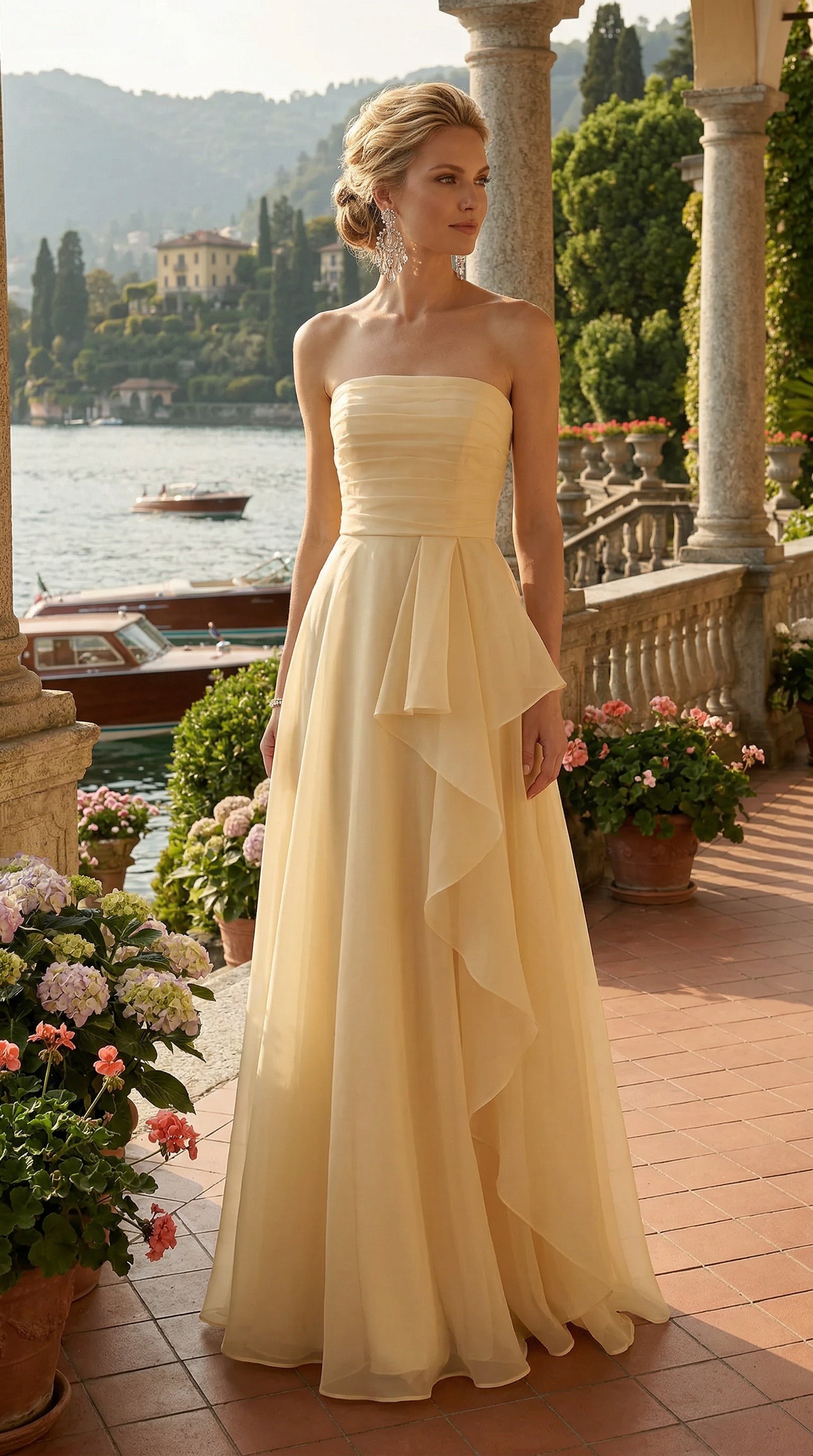SYD GOWN GOLD ORGANZA