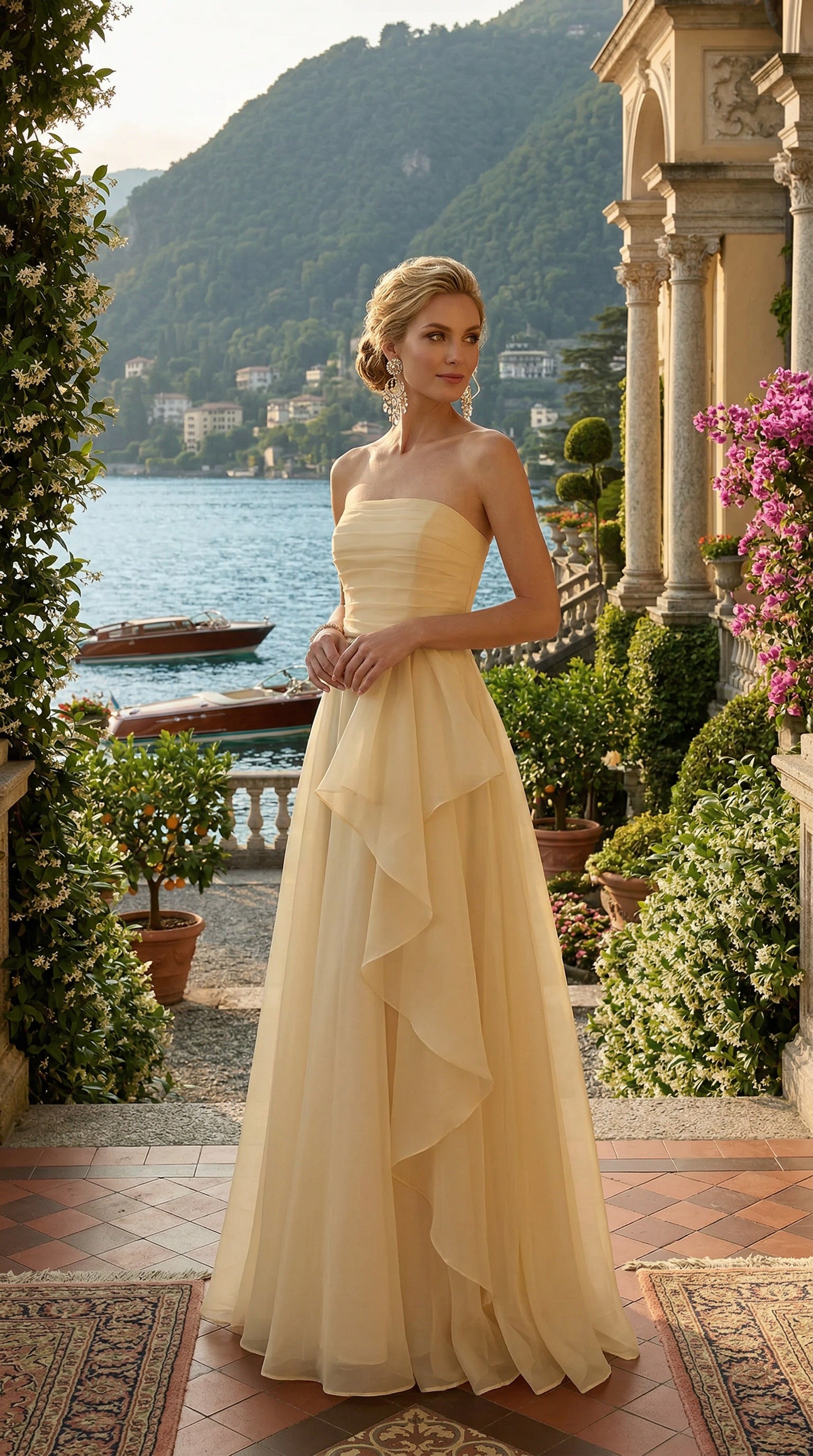SYD GOWN GOLD ORGANZA