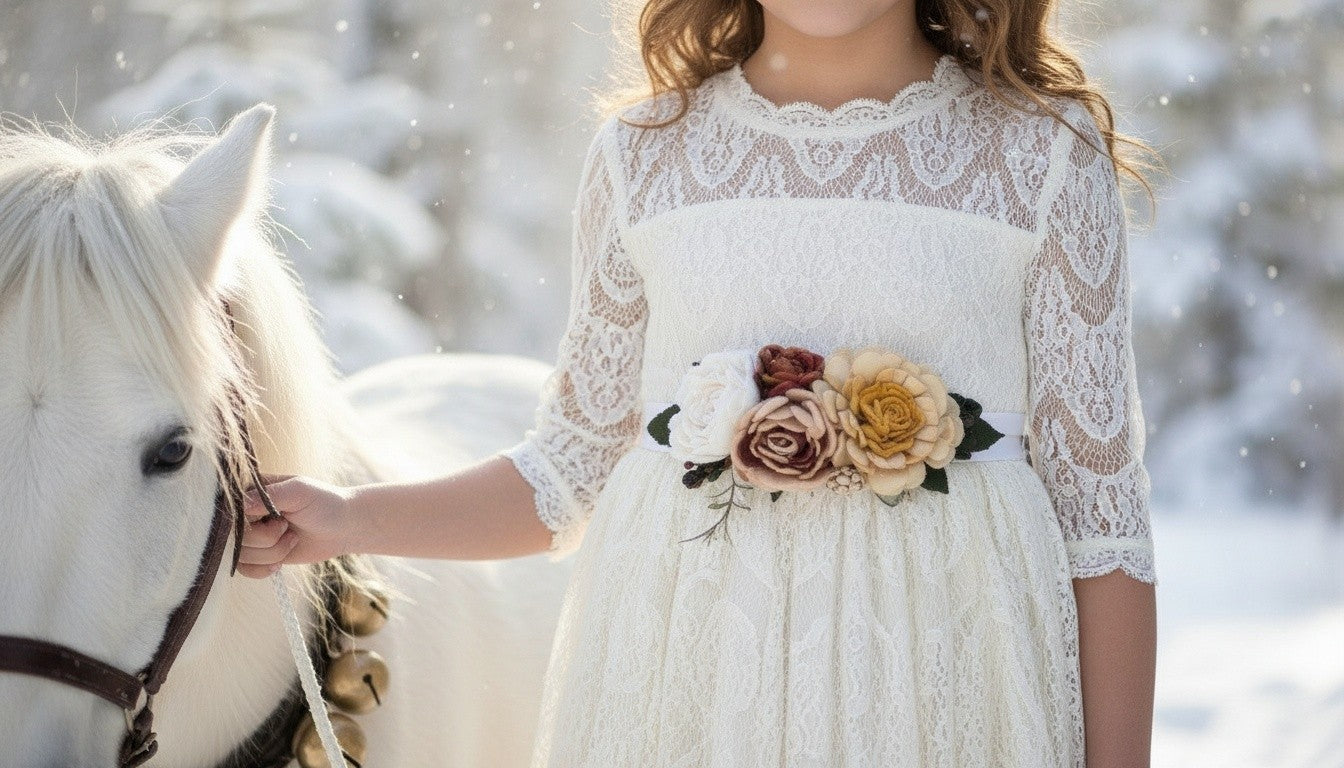 SPLENDOR GOWN & BELT SET IVORY