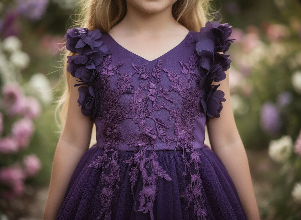 BIANCA GOWN EGGPLANT