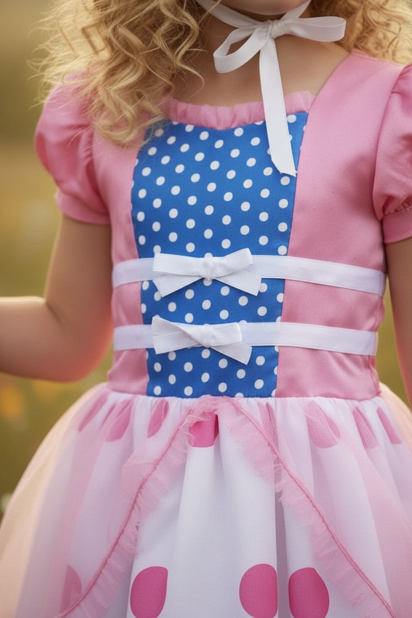 BO PEEP GOWN & BONNET SET