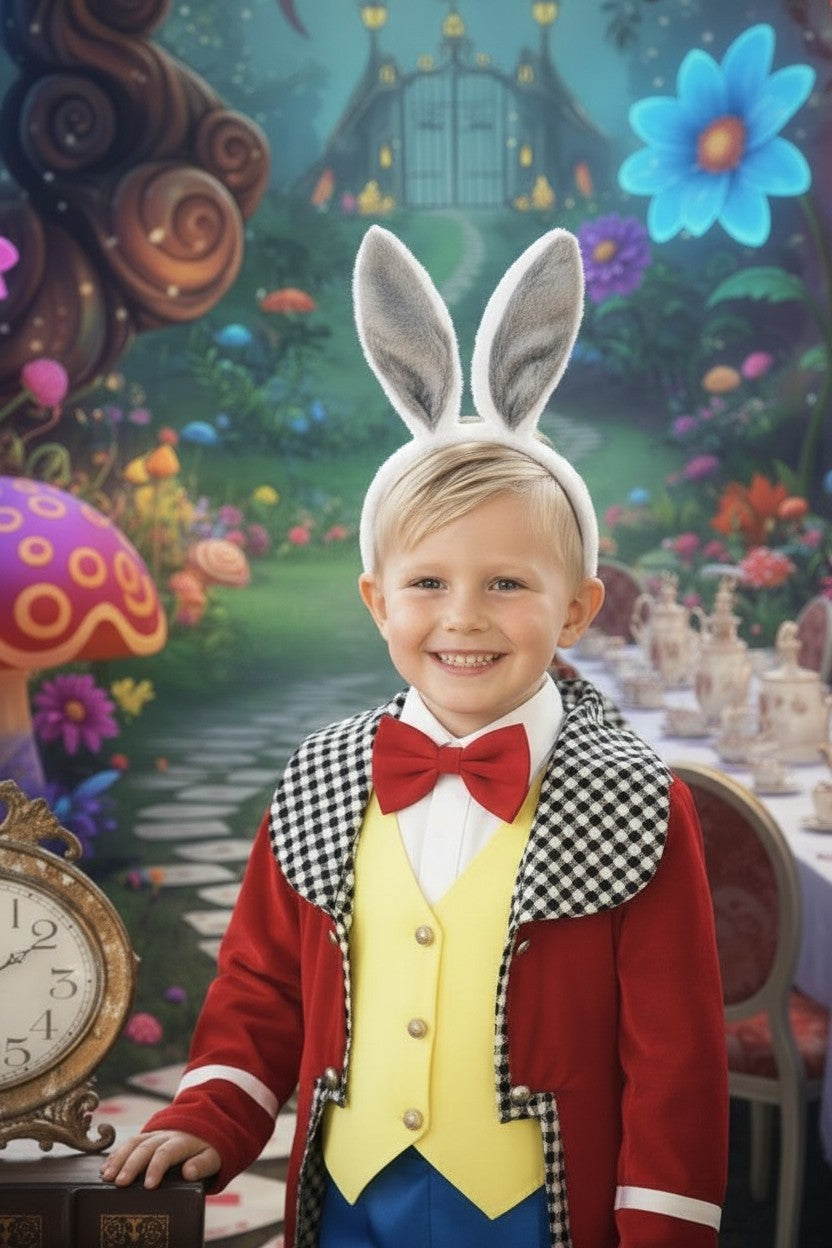 WHITE RABBIT 4PC. COSTUME