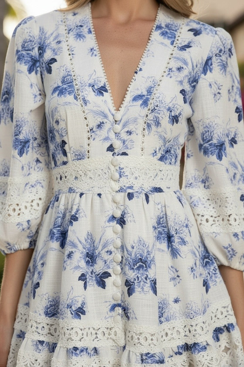 PIERO MINI DRESS FLORAL