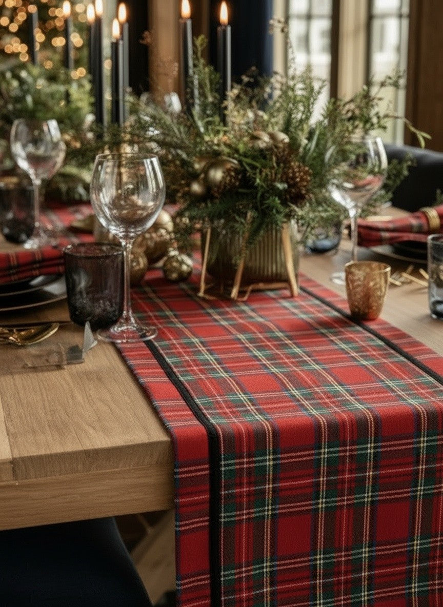 ROYAL STEWART TARTAN TABLE RUNNER