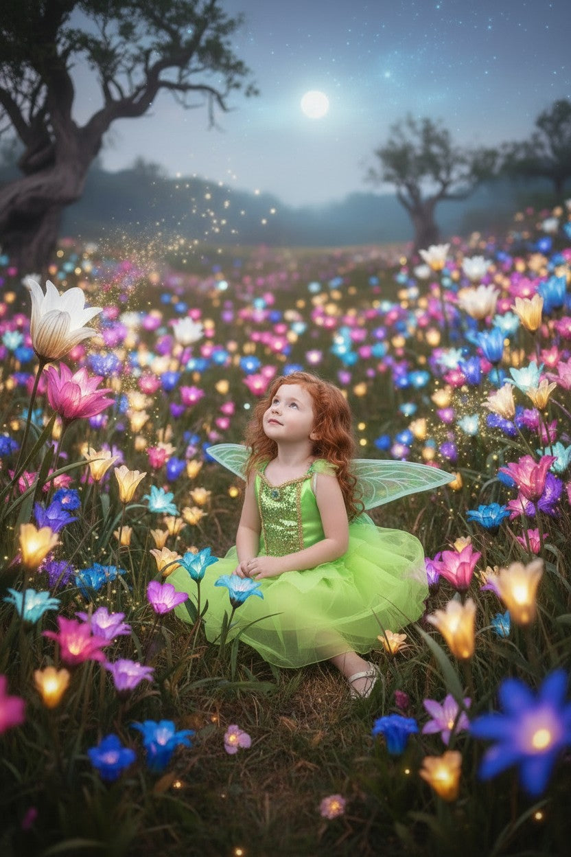 ENCHANTED FAIRY DRESS & WING SET